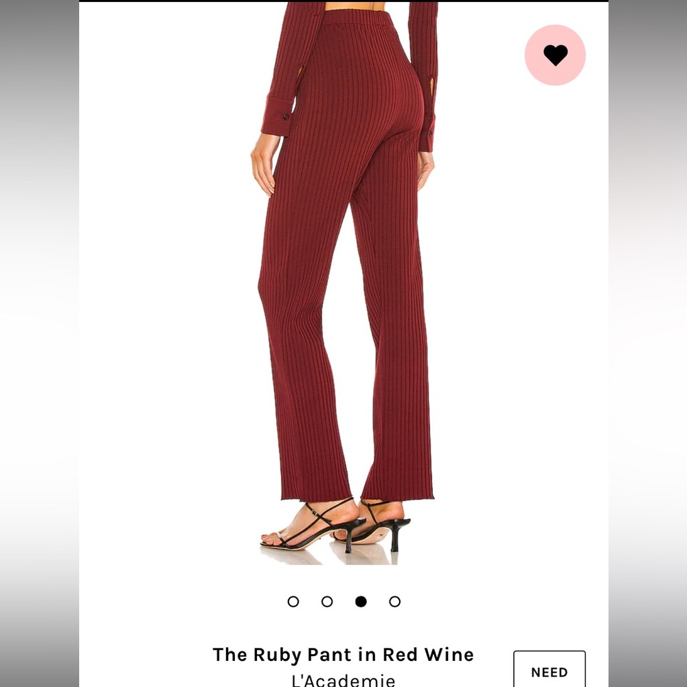 NWT L’Academie The Ruby Pants